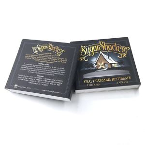 Matt Lamination Custom Printed Sleeve Boxes , Vape Cartridge Packaging