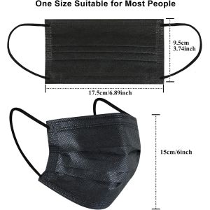 Ear-Loop 3-Ply Disposable Non-Woven Face Mask Against Pollen Dust for Customised