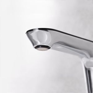 Buy cheap Deck Mounted Chrome Basin Mixer Faucet 217mm Height from wholesalers