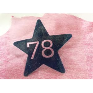 Buy cheap Gold And Sliver Iron On Transfer Labels , Custom Iron On Transfers For T Shirts / Clothes from wholesalers