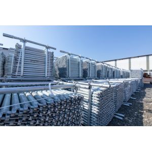 Buy cheap Hot Dip Galvanizers Q235 Steel Frame Galvanized Ringlock Scaffold System from wholesalers