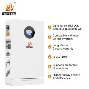 Buy cheap 51.2V 100Ah 5.12kWh Home Energy Storage Lifepo4 Lithium Battery Wall Mount All in One System with High Efficiency from wholesalers