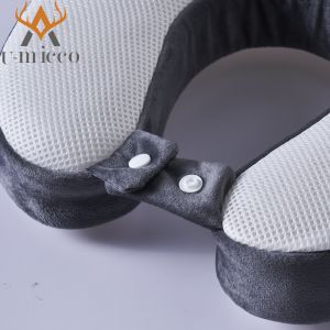 Buy cheap U-shaped Neck Support Travel Pillow with Deflation Method Press And Release Valve from wholesalers