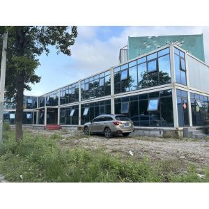 Buy cheap Flexible And Convenient Portable Site Office Container Modular Steel Frame Rock Wool Sandwich Panel Modular House from wholesalers