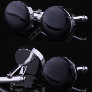 Buy cheap Button Cuff-link with the half-spherical stone product