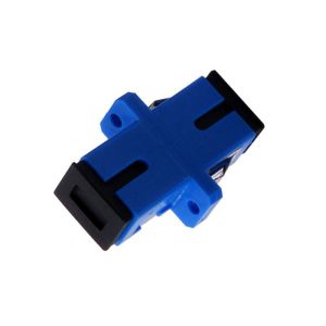Simplex SM SC PC Optic Fiber Adapter With Flange For Fiber Enclosure