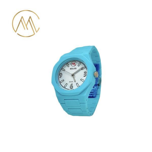 Quality ML888-1 White Band Stainless Steel Strap Quartz Watch for sale