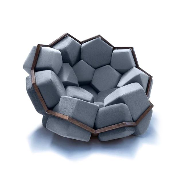 Quality New Designer Creative Molecular Ball Sofa Chair With Velvet Fabric for sale