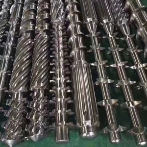 Buy cheap Extruder Single Screw Twin Conical Screw Parallel Screw Barrel from wholesalers