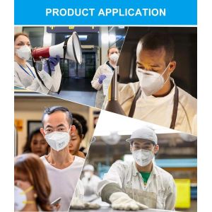 Three Dimensional Shape KN95 Disposable Protective Face For Anti Virus /