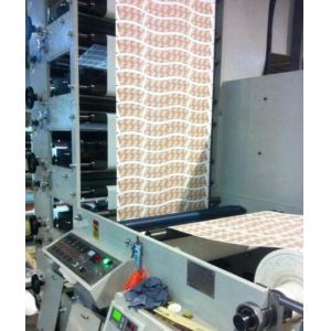 Buy cheap Web Width 890mm Flexo Roll Printing Machine 50-60m/Min Max Width 850mm White from wholesalers