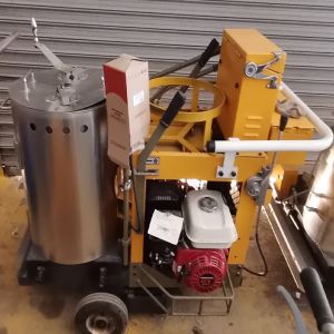 Buy cheap EMS Thermoplastic Pavement Striping Machine For Vibration Noise Marking from wholesalers