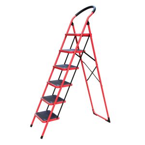 Buy cheap Silver Foldable 1.79m 150kg Steel Step Ladder from wholesalers
