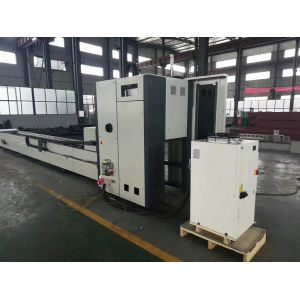 Buy cheap 1000W Stainless steel metal tube pipe CNC fiber laser cutting machine 4000x2000mm from wholesalers