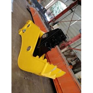 Black Alloy Steel Hydraulic Concrete Pulverizer With Customized And OEM