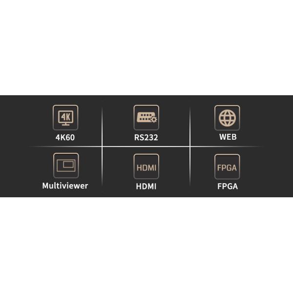 Buy cheap Private Mold HDMI 4K Matrix 4KG Package Weight HDMI Matrix Switch Supporting 4K UHD Video Signal Distribution and Control from wholesalers