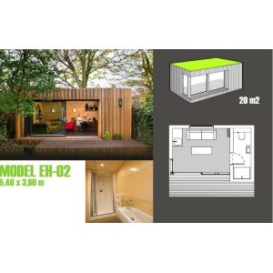 Prefabricated Garden Studio Fast Construction Environmental House with AU