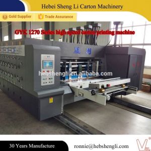 Carton Printing Slotting Die Cutting Machine With 3 Years Warranty