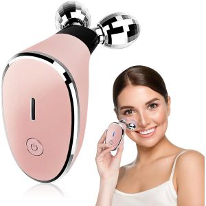 Buy cheap 300mAh Microcurrent Face Roller 170g Electric Face Sculptor White Pink from wholesalers