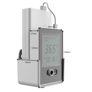 Buy cheap Temperature Alarm AI Doorbell Wall Mounted Infrared Thermometer from wholesalers