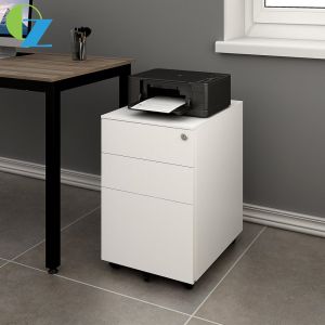 Buy cheap Storage 3 Section Slideway Mobile File Cabinet Rotating Assembled from wholesalers