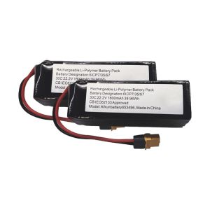 Buy cheap 30C 6S1P LiPo Battery 22.2V 1800mAh Lithium Polymer Battery High C Rate from wholesalers