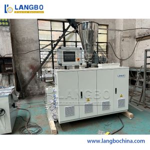 Buy cheap 1180mm Profile Size PVC Cable Trunk Making Machine With 8m Calibration Table and 55/110 Conical Twin Screw Extruder from wholesalers