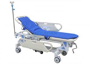 Buy cheap Hospital Manual Patient Transport Stretcher PP Side Rails Hydraulic Emergency product