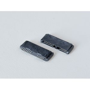 Buy cheap High-Reliability SATA 13Pin 180° Wire Solder Female Connector 1.27mm Pitch | Electrical Signal & Power Terminal Connector for Server, Automotive & Custom Wire Cable Transmission from wholesalers