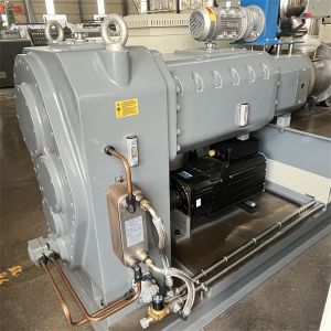 Buy cheap PLC / Touch Screen Control System Dual Screw Extruder Press For Plastic Extrusion Production Line from wholesalers