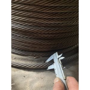Buy cheap 15mm Steel Wire Rope 8x26 Left Hand Ordinary Lay 2160N/mm2 Galvanized Compacted S min.196 2 kN for Lifting Tolerance Other from wholesalers