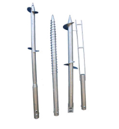 Buy cheap Solar Ground Mounted 45KN 6000mm No Dig Ground Screw Anchor For Shed from wholesalers