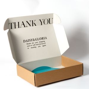 Eco Friendly Kraft Corrugated Box Customizable Size Shipping Boxes With Logo