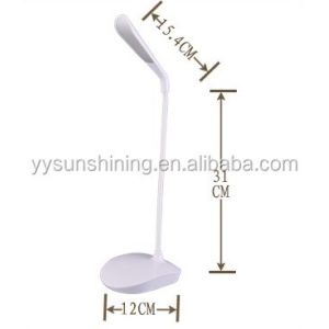 Convenient Touch Control LED Reading Lamp with Flexible Gooseneck and USB Port