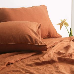 Buy cheap Create a Cozy Bedroom with Our All-Season 100% French Linen Sheet Set Stone Washed from wholesalers