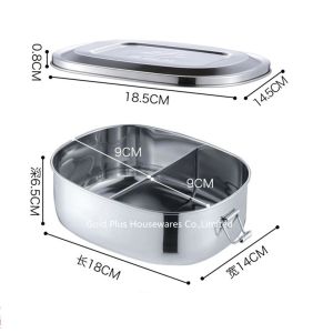 Buy cheap 1120ml Two compartments custom Lunch box for site workers U shape sustainable bento box from wholesalers