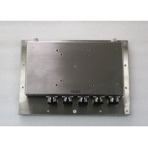 Buy cheap Smooth Round Stainless Steel Panel PC 12 Inch Industrial Widescreen WIFI Support from wholesalers