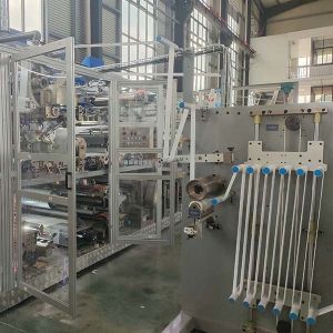 High Speed Full Servo Adult Diaper Making Machine Professional Customization
