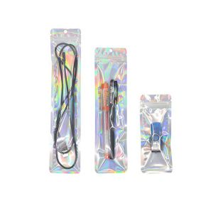 Buy cheap Hologram BOPP / VMPET / CPP Zip Lock Aluminum Foil Bag Transparent from wholesalers
