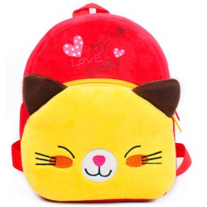 Buy cheap 3 Years Old Cat Child Stuffed Animal Backpack Kindergarten Custom Plush Bag product