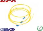 Buy cheap LC UPC Simplex Fiber Optic Cable 0.9mm PVC Cover , Fibre Optic Patch Cable from wholesalers