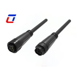 M16 4 Pin IP67 Waterproof Power Connector Female To Male 300V Durable For