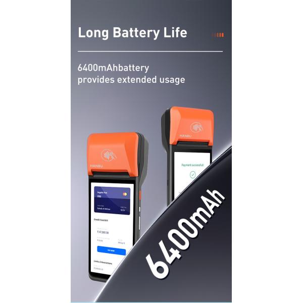 Buy cheap 720*1440 IPS Resolution POS Terminal With Multiple Language Support 8-Core * 2.0GHz CPU Android Pos Terminal With Printer from wholesalers