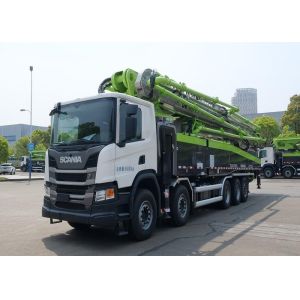 Buy cheap 180CBM/H 66m 331KW Boom Pump Truck Scania P450 Chassis High Pressure Pumping from wholesalers