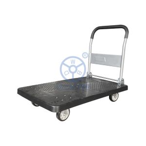 Buy cheap 500kg Five Wheels Foldable Platform Trolley With Handle Industrial from wholesalers