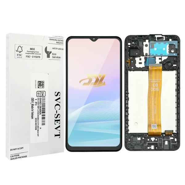 Quality A127 lcd With Frame For  a127 Original New Service Pack Mobile Screen Display  A12 Nacho Touch Pantalla for sale