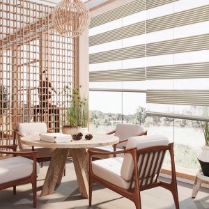 Buy cheap Zebra Blackout Day And Night Blinds Fabric Light Adjustable 3m Width from wholesalers