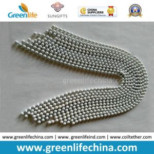 Buy cheap Custom Packing in Roll Silver Plated Metal Bead Fastenering Chain from wholesalers