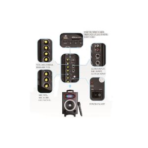 Buy cheap Wedding Events Outdoor Waterproof Speakers , Audio Player Speaker With Wireless Mic from wholesalers