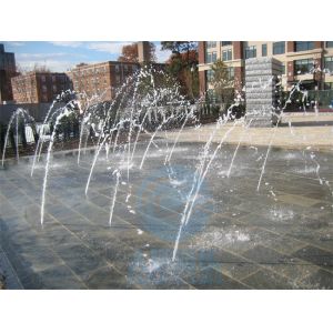 China Stainless Steel And Brass Arch Jet Tunnel For Outdoor Kids Splash Zone on sale